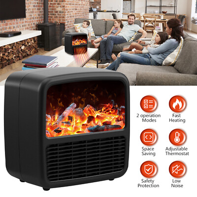 1500W Portable Warmer Electric Ceramic Space Heater Fan Thermostat For Room 110V $38.48