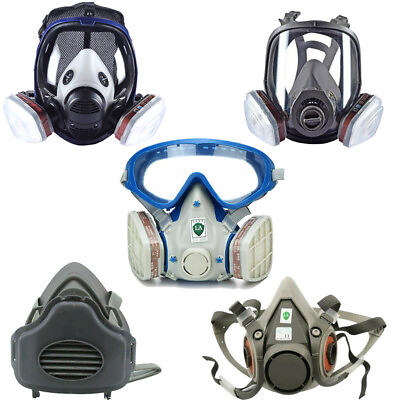 #ad #ad Full Half Face Gas Mask Respirator Painting Spraying Safety Protection Facepiece $12.98