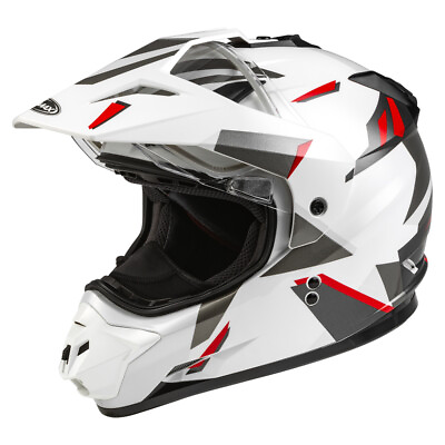 #ad #ad Gmax GM 11S Ripcord White Adventure Snow Helmet Adult Sizes SM 2X $44.99