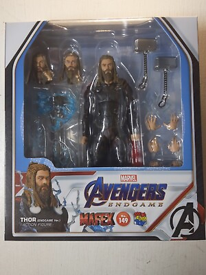 #ad MAFEX No. 149 Thor Endgame Ver. Medicom Toy Marvel Action Figure New Sealed $76.99