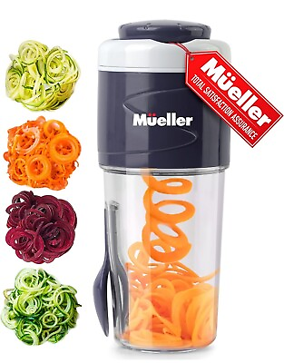 #ad Mueller Spiralizer for Veggies Salad Container for Lunch All In One Food Pr... $18.00