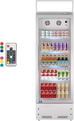 #ad Merchandiser Refrigerator Commercial Display Beverage Glass Door 16.5 Cu.ft New $826.49