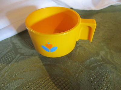 #ad Fisher Price Fun with Food tea yellow cup flowers party hot beverage part toy $10.68