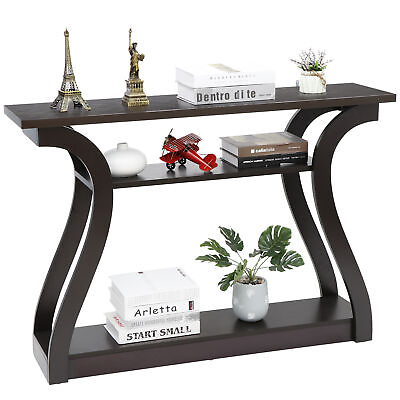 47quot; Console Table Modern Accent Side Stand Sofa Entryway Hall Display Storage $89.58