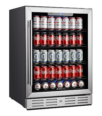 #ad Kalamera 24 inch Beverage Refrigerator 154 Cans Capacity Beverage Cooler F... $429.99