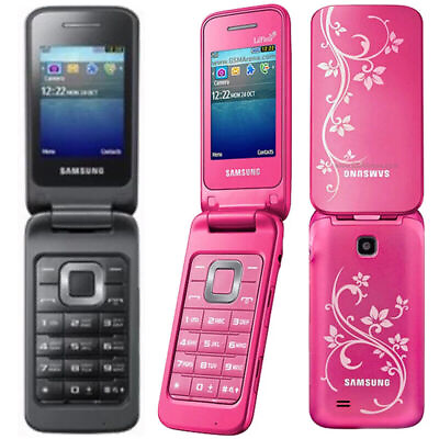 #ad #ad SAMSUNG C3520 Mobile Phone Bluetooth MP3 FM Radio GSM Flip Unlocked Cell phone $34.00