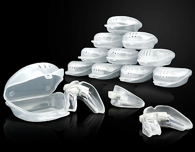 Double Mouth Guard Martial Arts Boxing Double Side Clear Gum Teeth Protector $83.48
