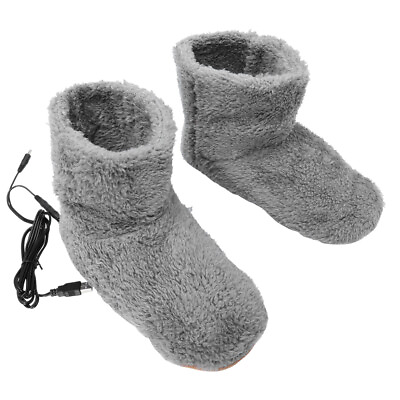 #ad Booties and Feet Warmers Foot Electric Shoes Slippers House Heated $16.49