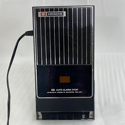 Vintage Hitachi Portable Top Loading Cassette Recorder Tape Player TRQ 257 READ $22.99