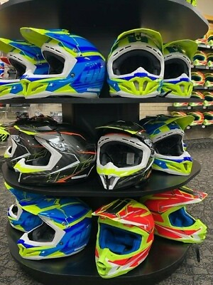 #ad #ad NEW CLOSEOUT HJC MX HELMETS CL X7 or FG MX pick your design size $229.99