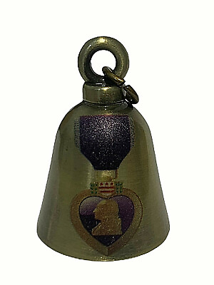 #ad Purple Heart Military Bronze Motorcycle Guard Bell Harley Davidson Bell $13.99