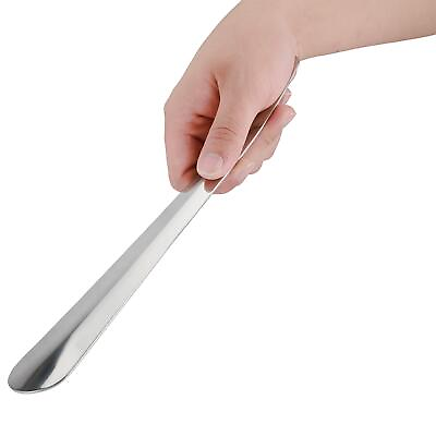 #ad Shoe Horn Stainless Steel Heavy Duty Shoehorn Long Handle 12 Inches Metal S... $12.00