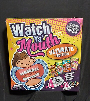 #ad Watch Ya#x27; Mouth Game with 10 Mouth Openers Ultimate Edition Brand New Sealed $16.00