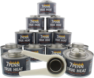 #ad 7Penn Liquid Safety Fuel True Heat 6 Hr Cooking Fuel 12Pk amp; Lid Opener – Food Wa $44.99