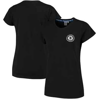 #ad #ad Official Chelsea FC Football T Shirt Womens 10 Team Crest Top CHT8 GBP 9.95