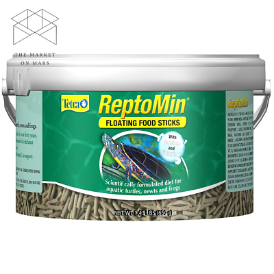 ReptoMin Floating Food Sticks For Aquatic Turtles Newts And Frog 1.43 Pounds $18.43