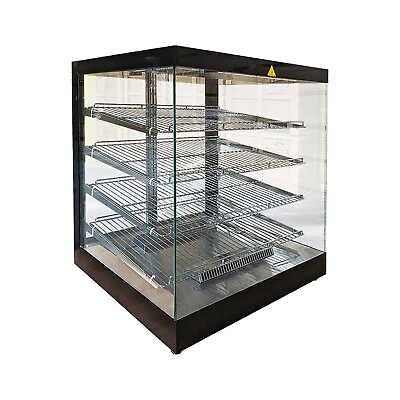 #ad 4 Tier Commercial Food Warmer Display Case Countertop Heated Pizza Cabinet $1342.58