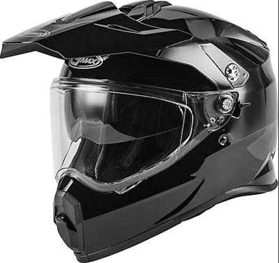 #ad GMax Helmet Youth AT 21Y Adventure Helmet Black YL 72 4500YL Size Youth Large $84.98