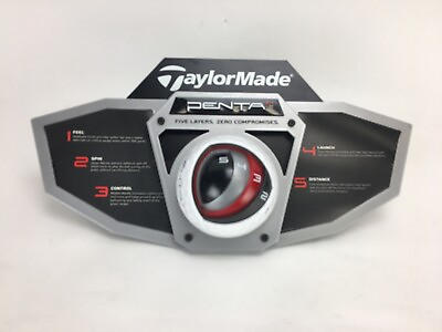 TaylorMade Penta Golf Ball Store Countertop Display Stand $110.49