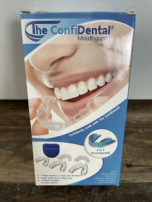 #ad ConfiDental Mouthguard Set Of 3 Regular Protection One Size Boil amp; Bite OPEN BOX $14.99