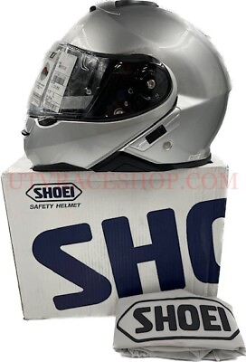 #ad Shoei Neotec II Modular Helmet Sliver Size Large 0116010706 $550.00