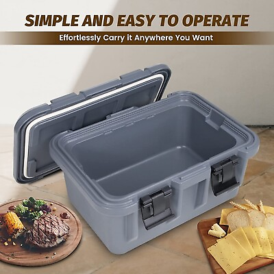 Hakka Insulated Food Pan Carrier 30 Qt Top Loader Catering Box for Hotamp;Cold Food $335.99