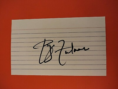 #ad Phillip Fulmer Autographed Index Card Tennessee Vols Football $7.99