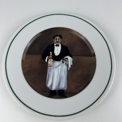CHEF SERIES Salad Dessert Plate Williams Sonoma Guy Buffet Sommelier Perrier $25.19