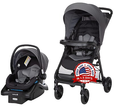 Coche Andador Y Silla De Carro Para Bebe Carriola Grey Baby Car Seat Stroller US $449.99