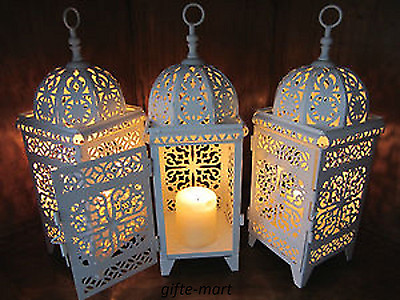 5 bulk lot white shabby Lantern Candle holder wedding table centerpieces CHEAP $87.32