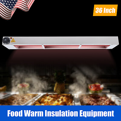 600W Food Warmer Corded Electric Bar Infrared Strip Heater Hanging mounted Warm $215.01