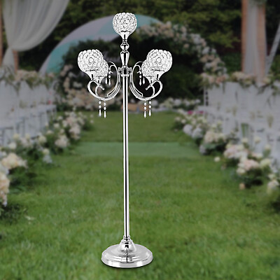 #ad 5 Arm Floor Candelabra Candle Holder Wedding Centerpieces Party Candlestick $76.31
