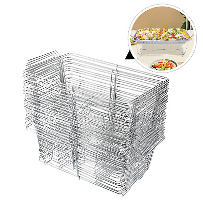 Chafing Dish Wire Rack Buffet Dish Tray Stand Stackable for BBQ Catering 24 Pack $120.00