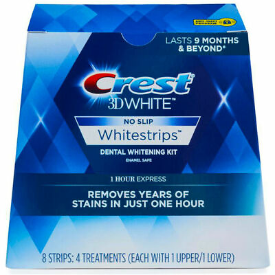 #ad Crest 3D 1 Hour Express Whitestrips 8 strips 4 treatments Exp. 4 2025 $15.49