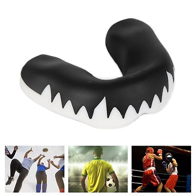 #ad Sports Basketball Football Mouthguard Silicone Athletic Dental Guard $4.52