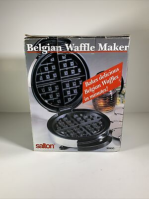 Vintage Salton Electric Belgian Waffle Maker Model WM3c $39.95