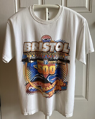 #ad #ad NASCAR 2006 BRISTOL MOTOR SPEEDWAY FOOD CITY 500 T SHIRT LARGE DOUBLE SIDED $16.99