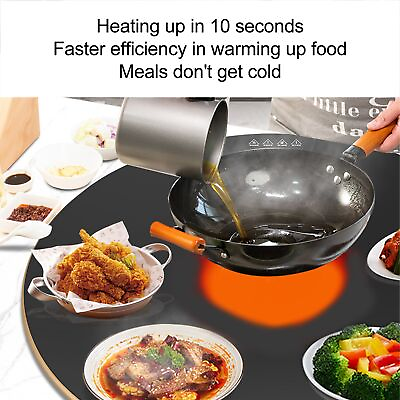 #ad #ad Electric Server Warming Tray With Timer Rotating Food Warmer Plate AU Plug HD $212.59