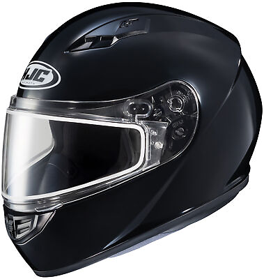 #ad HJC CS R3 Snow Motorcycle Helmet Black Large Used $59.99