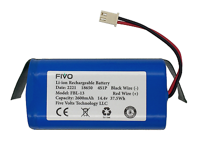#ad Replacement Battery for Shark Ion R75 RV85 RV850 RV750 N RVBAT850 2 prongs plug $19.99