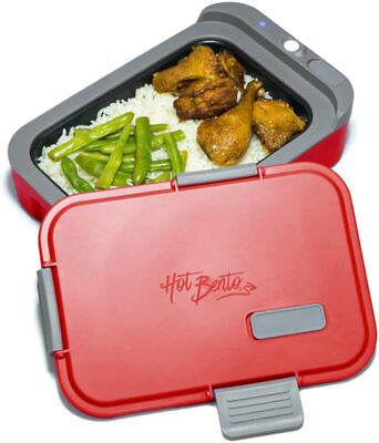 #ad Hot Bento Self Heated Lunch Box and Food Warmer Hot Red Free Shipping $84.99