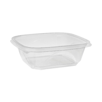 EarthChoice Recycled PET Square Base Salad Containers 32oz Clear 300 Carton $300.86