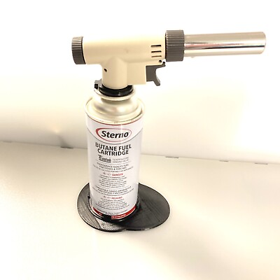 Butane Culinary blowtorch Snap on safety stand Stabilizer with swivel Sterno $14.90