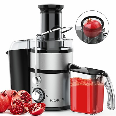 Centrifugal Juicer Machine Juice Extractor for Fruit Vegetable Wide Mouth $96.99