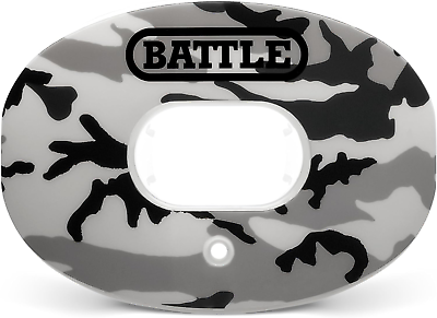 #ad Sports Camo Chrome Oxygen Football Mouthguard Mouth Guard with Convertible Str $27.49