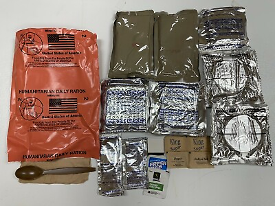 2 Meals per Bag...1 MRE Bag...Meals Ready to Eat Survival Food Daily Rations $15.99