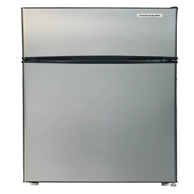 #ad Frigidaire Top Freezer Refrigerator 7.5 Cu Ft Platinum Series Stainless Look $174.95