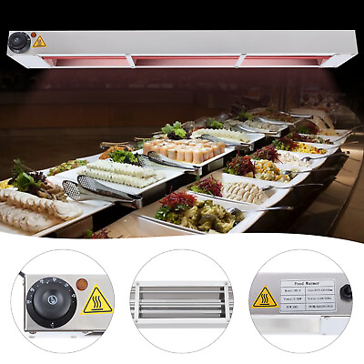#ad #ad 36 Inch Food Heat Lamp Overhead Food Warmer Food Electric Infrared Strip Heater $159.60