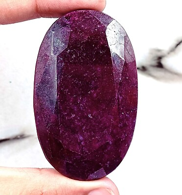 #ad 759.05 Ct Gorgeous Natural Red Ruby Oval Cut EGL Certified Loose Gemstone SKG $11.01