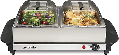 #ad Buffet Server amp; Food Warmer Adjustable Heat for Parties Holidays and Entertai $62.99